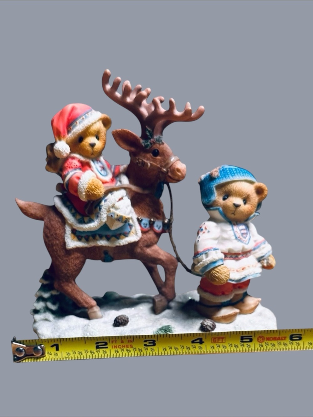 Cherished Teddies Sven and Liv Christmas #272159 1997 Reindeer Winter All Paths - Picture 7 of 7